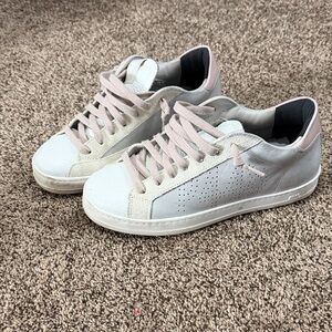 P448 Women's Sneakers in Gray and Pink